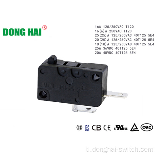 Mataas at Mababang Pressure Micro Switch Black
